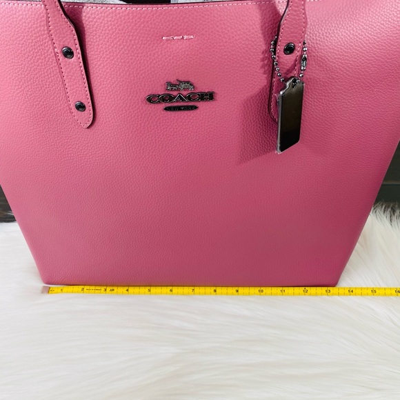 COACH Leather Town Tote - Picture 10 of 14